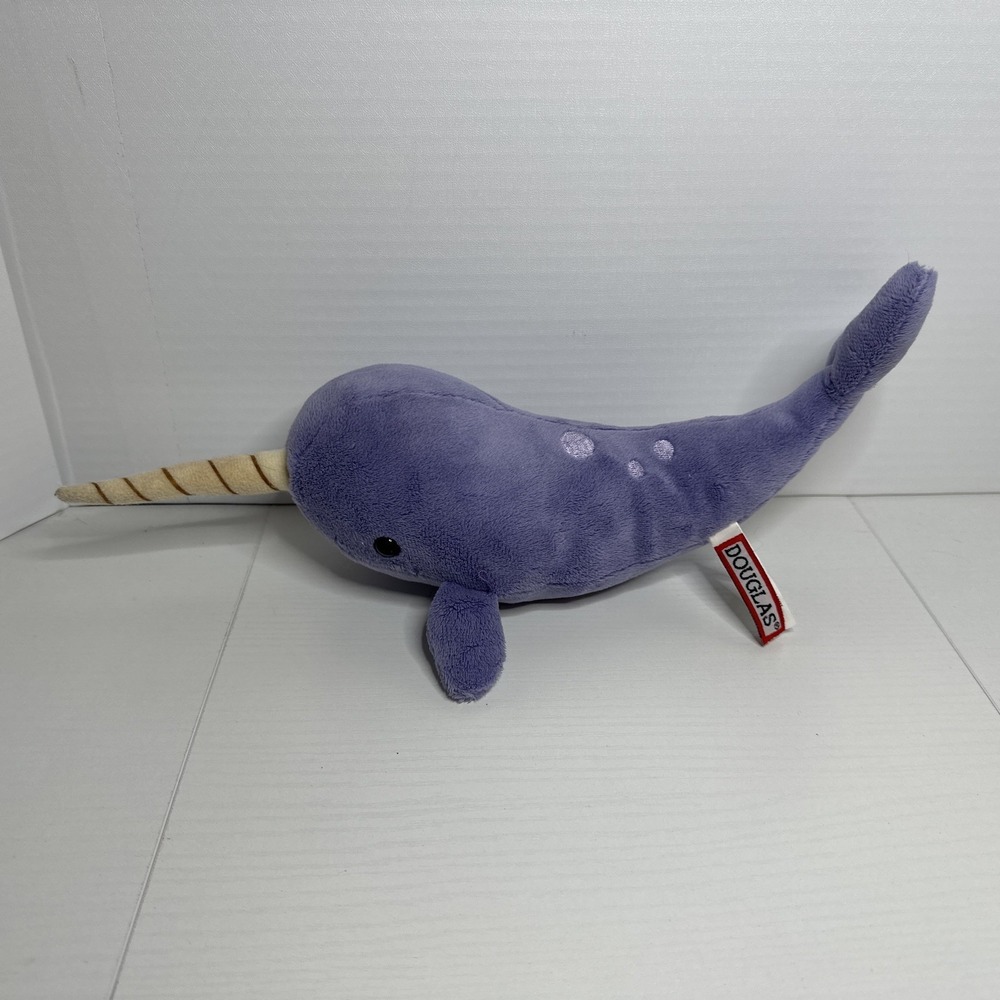 Spike the Purple Narwhal Plush Stuffed Animal - Douglas Cuddle Toys - #1577